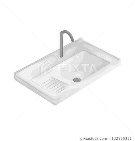 Illustration of sink Illustration of sink 132555351