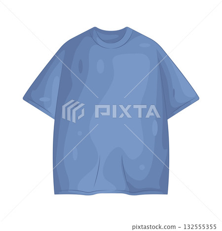 Illustration of t-shirt Illustration of t-shirt 132555355