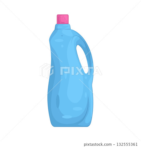 Illustration of detergent bottle 132555361