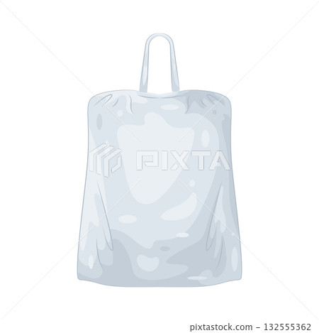 Illustration of laundry bag 132555362