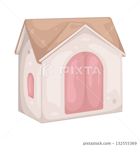 Illustration of house toy Illustration of house toy 132555369