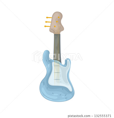 Illustration of guitar toy 132555371