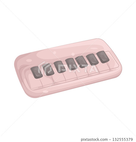 Illustration of piano toy 132555379