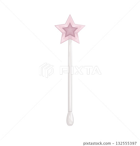 Illustration of magic wand toy 132555397