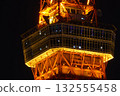 Observation deck floating in the Tokyo sky (Tokyo Tower) 132555458