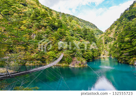 靜岡縣須俁峽的夢幻懸索橋 靜岡縣須俁峽的夢幻懸索橋 132555723