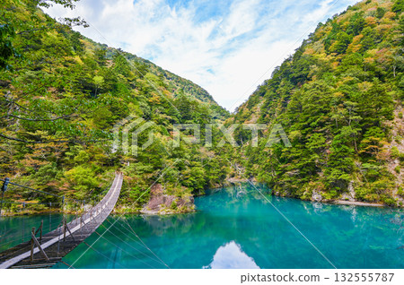 靜岡縣須俁峽的夢幻懸索橋 132555787