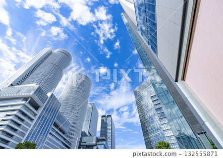 Building district in front of Nagoya station Building district in front of Nagoya station 132555871