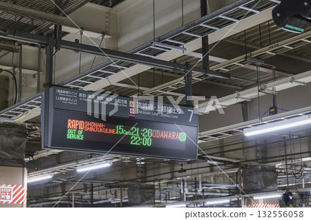 Takasaki Line electronic display board at Omiya Station 132556058
