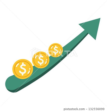 arrow growth, success business, success and financial arrow growth, success business, success and financial 132556099