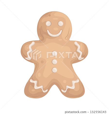 Illustration of gingerbread  132556143