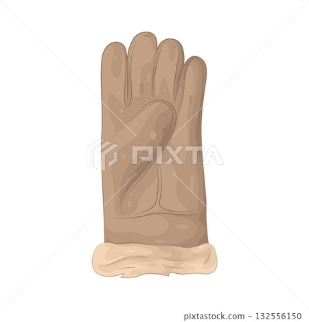 Illustration of winter gloves 132556150