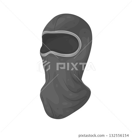 Illustration of ski mask Illustration of ski mask 132556154