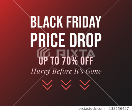 black friday price drop sale announcement black friday price drop sale announcement 132556437