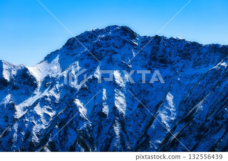 Mt. Goryu in the snow-capped Northern Alps 132556439