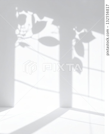 Black and white leaves create a seamless pattern. Black and white leaves create a seamless pattern. 132556817