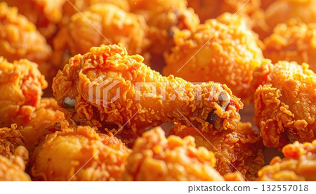 《AI Image》Hot fried chicken 《AI Image》Hot fried chicken 132557018