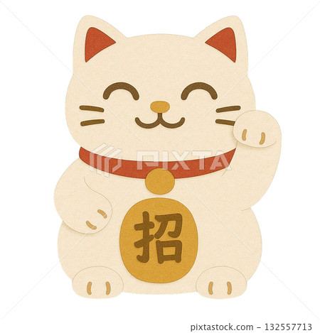 [新年]招財貓插畫 132557713