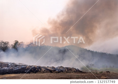 Greenhouse gas emissions from agricultural residue burning have increased in southeast asia. 132557749