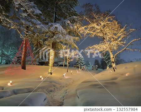 Winter light up Winter light up 132557984