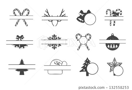 Christmas monogram svg, Christmas logo, Christmas monogram, Christmas silhouette, Christmas monogram logo. Christmas monogram svg, Christmas logo, Christmas monogram, Christmas silhouette, Christmas monogram logo. 132558253