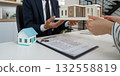 Real Estate Consultation with Model Home Presentation 132558819