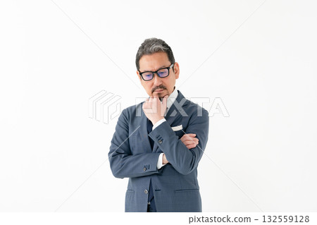 Male business worries Male business worries 132559128