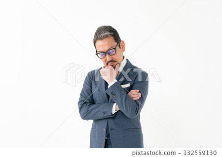 Male business worries Male business worries 132559130