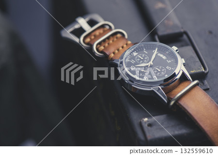 military style men wristwatch 132559610