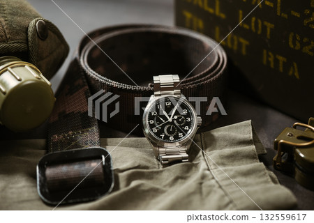 military style men wristwatch military style men wristwatch 132559617