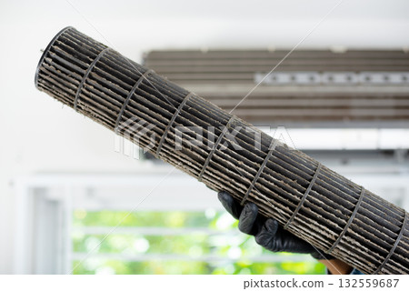 Dirty air conditioner blower 132559687