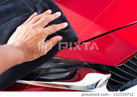 Car detailing concept. 132559732