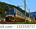Railway train Sanin Main Line JR Kyoto Exit Limited Express 223 Series Morning Railway train Sanin Main Line JR Kyoto Exit Limited Express 223 Series Morning 132559737
