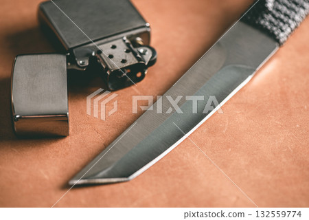 stainless steel knife 132559774