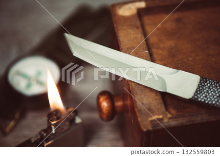 stainless steel knife 132559803