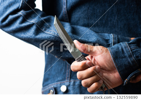 stainless steel knife 132559890