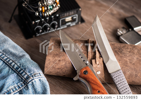 stainless steel knife 132559893