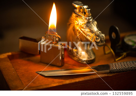 stainless steel knife 132559895