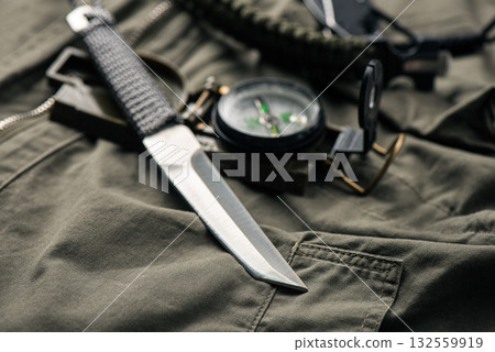 stainless steel knife 132559919