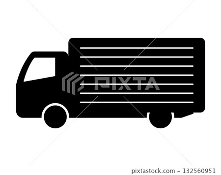 卡車輪廓 卡車輪廓 132560951