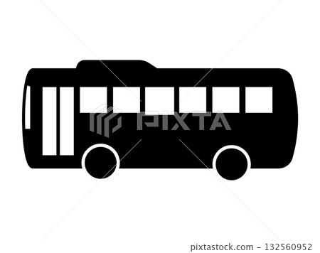 Bus silhouette Bus silhouette 132560952