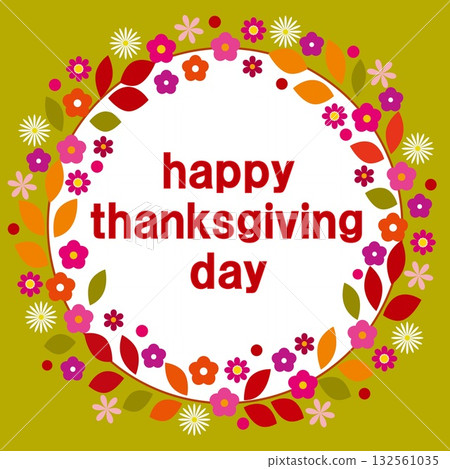 Happy Thanksgiving Day Autumn image Yellow 132561035