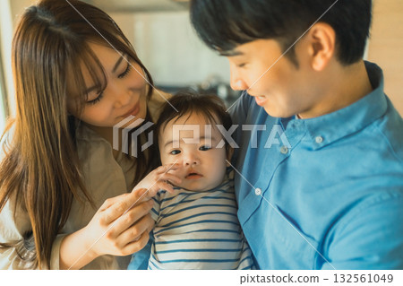 baby, infant, family 132561049
