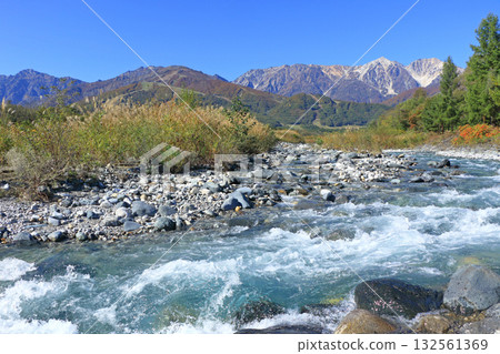 Fall of the foot of Mount Hakuba Fall of the foot of Mount Hakuba 132561369
