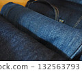 牛仔布照片（中心對焦） 132563793