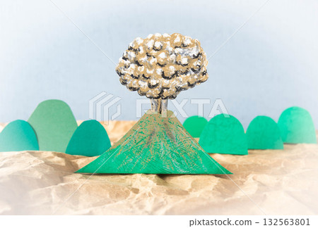 火山爆發、火山灰對策、噴發訊息、火山灰降預報 132563801