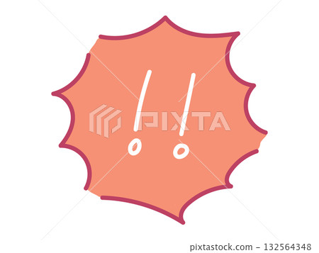 A striking red hand-drawn style speech bubble A striking red hand-drawn style speech bubble 132564348