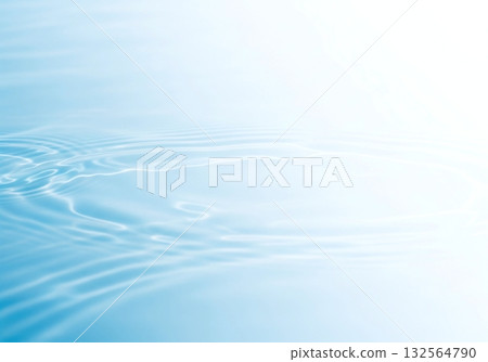 Ripple texture on light blue water surface 3 132564790
