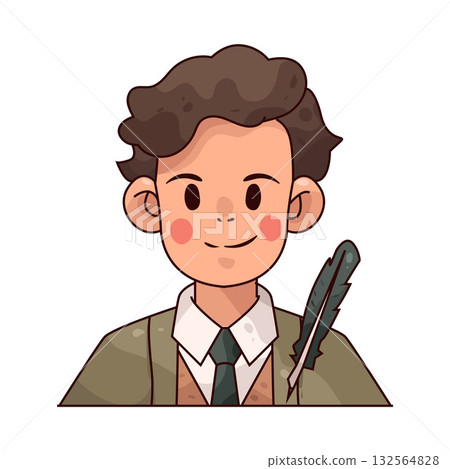 illustration of Historian illustration of Historian 132564828
