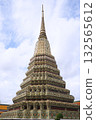 The Great Stupa of the temple and the pagoda in Wat Pho or Temple Pho, Wat Phra Chetuphon 132565612